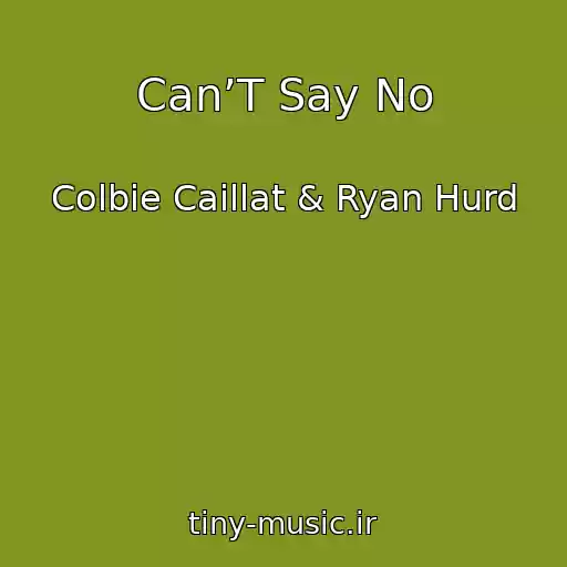 کاور آهنگ Can’T Say No از Colbie Caillat & Ryan Hurd