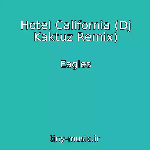 کاور آهنگ Hotel California (Dj Kaktuz Remix) از Eagles