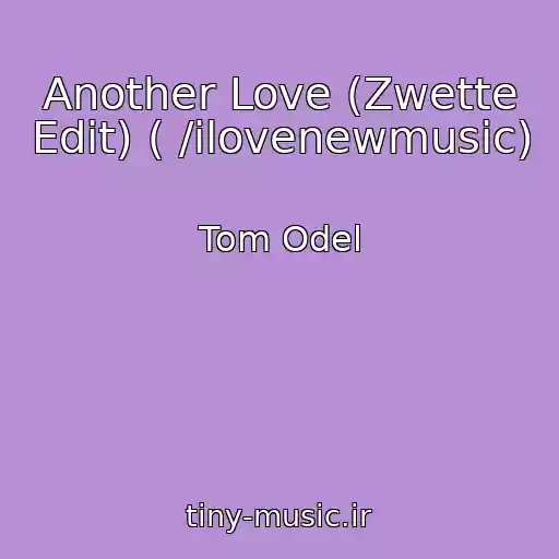 کاور آهنگ Another Love (Zwette Edit) ( /ilovenewmusic) از Tom Odel