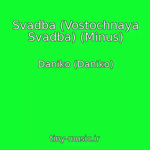 کاور آهنگ Svadba (Vostochnaya Svadba) (Minus) از Daniko (Daniko)