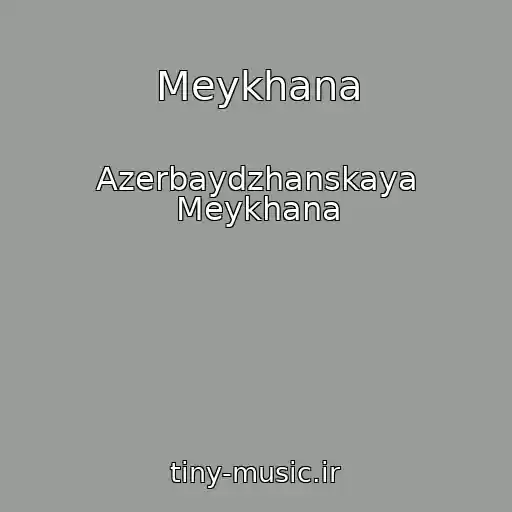 کاور آهنگ Meykhana از Azerbaydzhanskaya Meykhana