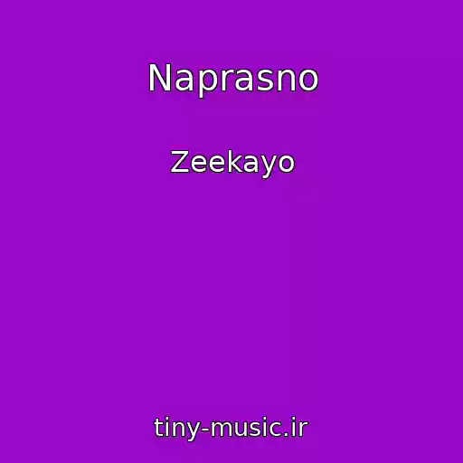 کاور آهنگ Naprasno از Zeekayo