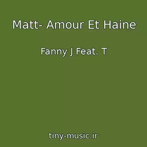 کاور آهنگ Matt- Amour Et Haine از Fanny J Feat. T