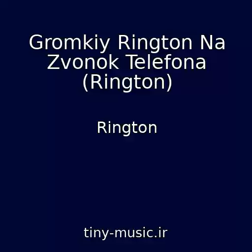 کاور آهنگ Gromkiy Rington Na Zvonok Telefona (Rington) از Rington