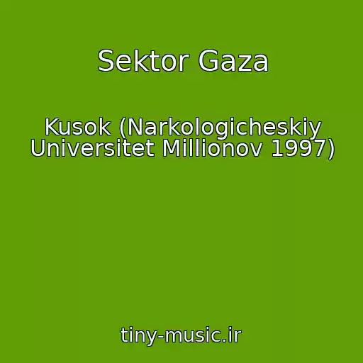 کاور آهنگ Sektor Gaza از Kusok (Narkologicheskiy Universitet Millionov 1997)