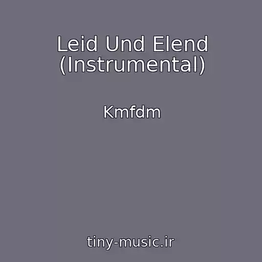 کاور آهنگ Leid Und Elend (Instrumental) از Kmfdm