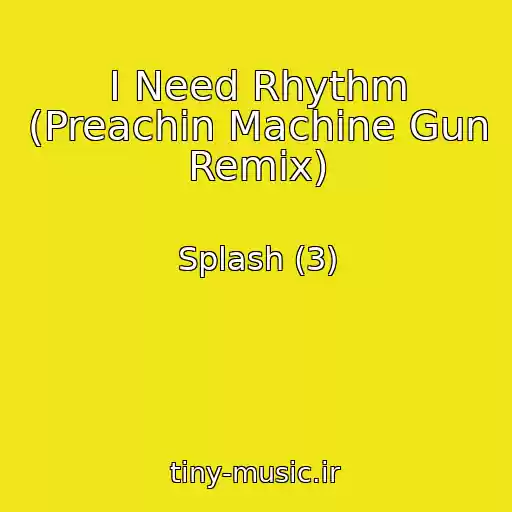 کاور آهنگ I Need Rhythm (Preachin Machine Gun Remix) از Splash (3)