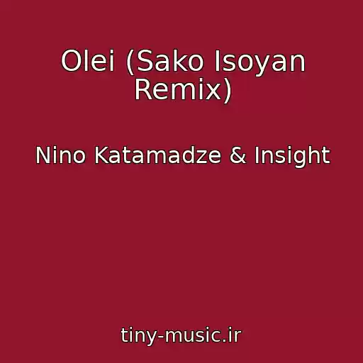 کاور آهنگ Olei (Sako Isoyan Remix) از Nino Katamadze & Insight