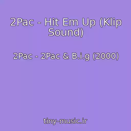 کاور آهنگ 2Pac - Hit Em Up (Klip Sound) از 2Pac - 2Pac & B.i.g (2000)