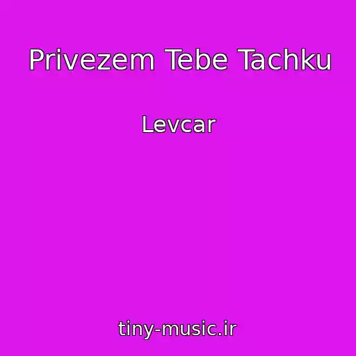 کاور آهنگ Privezem Tebe Tachku از Levcar