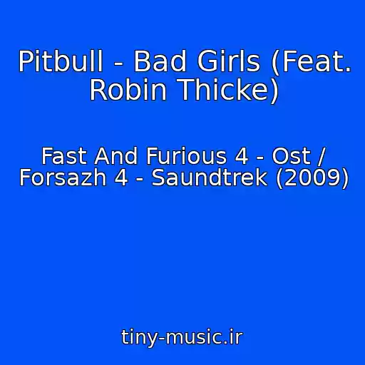 کاور آهنگ Pitbull - Bad Girls (Feat. Robin Thicke) از Fast And Furious 4 - Ost / Forsazh 4 - Saundtrek (2009)