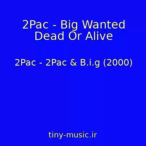 کاور آهنگ 2Pac - Big Wanted Dead Or Alive از 2Pac - 2Pac & B.i.g (2000)