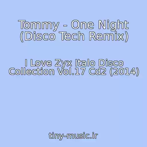 کاور آهنگ Tommy - One Night (Disco Tech Remix) از I Love Zyx Italo Disco Collection Vol.17 Cd2 (2014)