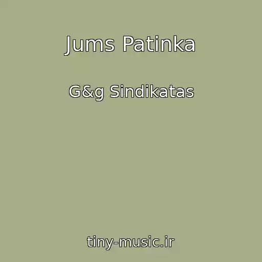 کاور آهنگ Jums Patinka از G&g Sindikatas
