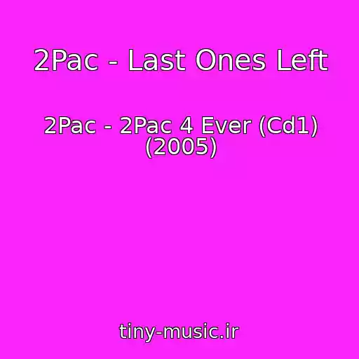 کاور آهنگ 2Pac - Last Ones Left از 2Pac - 2Pac 4 Ever (Cd1) (2005)