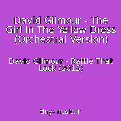 کاور آهنگ David Gilmour - The Girl In The Yellow Dress (Orchestral Version) از David Gilmour - Rattle That Lock (2015)