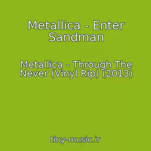 کاور آهنگ Metallica - Enter Sandman از Metallica - Through The Never (Vinyl Rip) (2013)