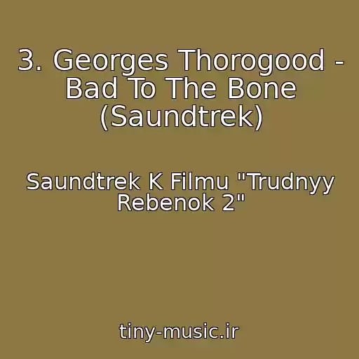 کاور آهنگ 3. Georges Thorogood - Bad To The Bone (Saundtrek) از Saundtrek K Filmu "Trudnyy Rebenok 2"