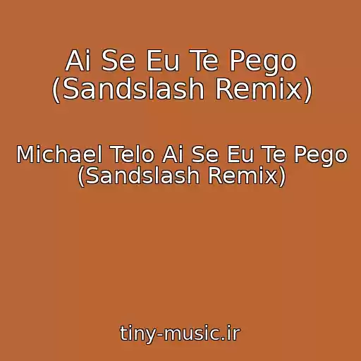 کاور آهنگ Ai Se Eu Te Pego (Sandslash Remix) از Michael Telo Ai Se Eu Te Pego (Sandslash Remix)