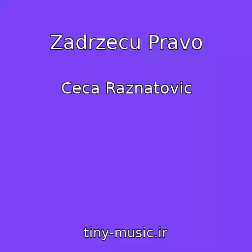 کاور آهنگ Zadrzecu Pravo از Ceca Raznatovic