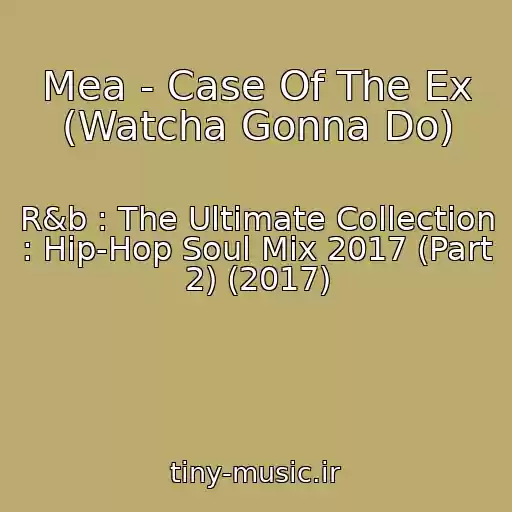 کاور آهنگ Mea - Case Of The Ex (Watcha Gonna Do) از R&b : The Ultimate Collection : Hip-Hop Soul Mix 2017 (Part 2) (2017)