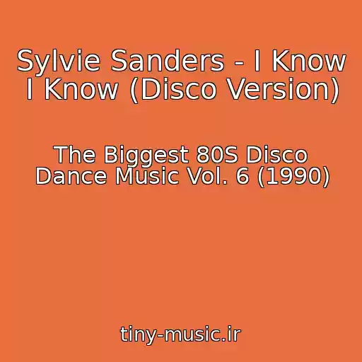 کاور آهنگ Sylvie Sanders - I Know I Know (Disco Version) از The Biggest 80S Disco Dance Music Vol. 6 (1990)