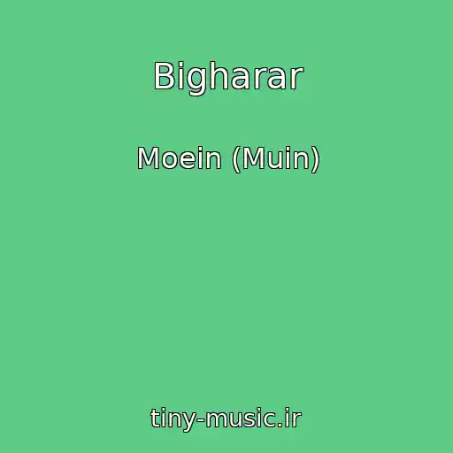کاور آهنگ Bigharar از Moein (Muin)
