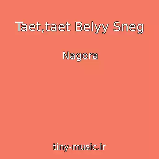 کاور آهنگ Taet,taet Belyy Sneg از Nagora