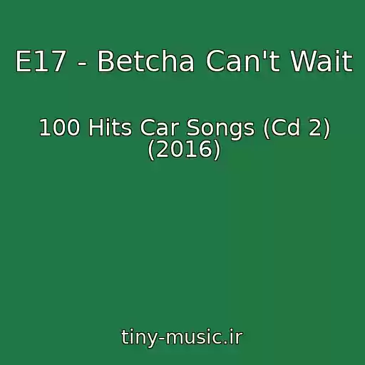 کاور آهنگ E17 - Betcha Can't Wait از 100 Hits Car Songs (Cd 2) (2016)