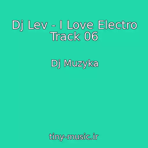 کاور آهنگ Dj Lev - I Love Electro Track 06 از Dj Muzyka