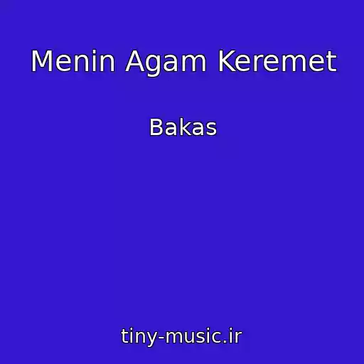 کاور آهنگ Menin Agam Keremet از Bakas