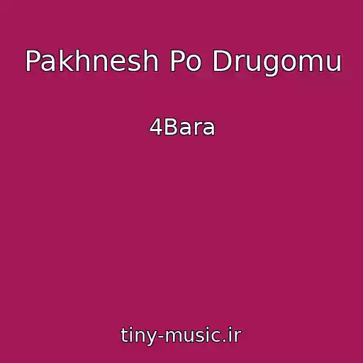 کاور آهنگ Pakhnesh Po Drugomu از 4Bara