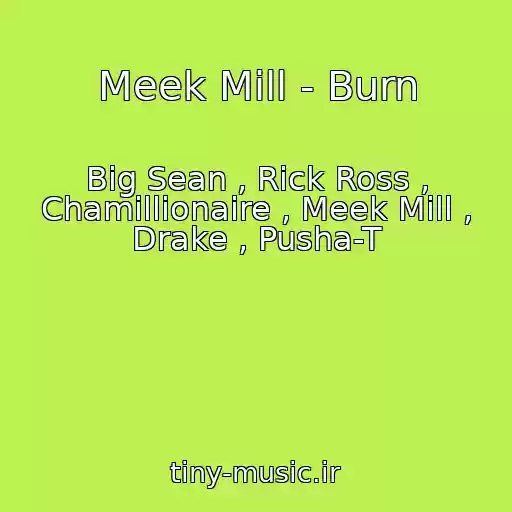 کاور آهنگ Meek Mill - Burn از Big Sean , Rick Ross , Chamillionaire , Meek Mill , Drake , Pusha-T