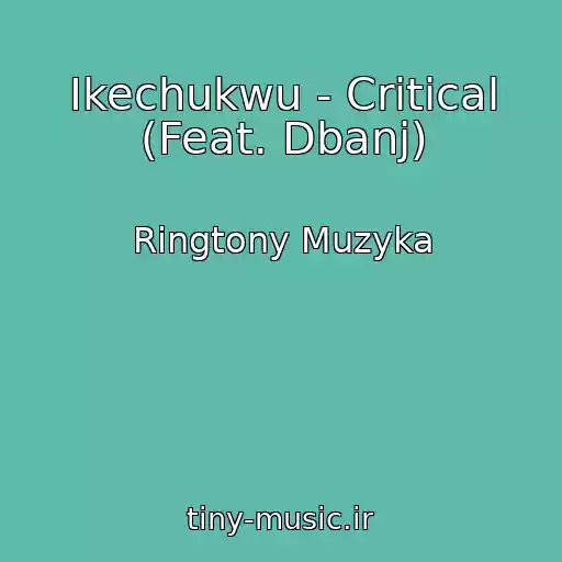 کاور آهنگ Ikechukwu - Critical (Feat. Dbanj) از Ringtony Muzyka