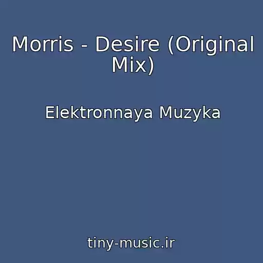 کاور آهنگ Morris - Desire (Original Mix) از Elektronnaya Muzyka