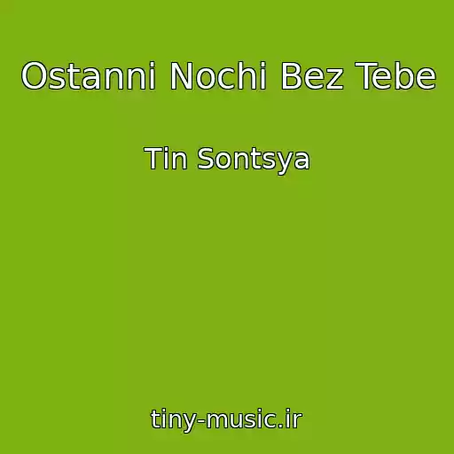کاور آهنگ Ostannі Nochі Bez Tebe از Tіn Sontsya
