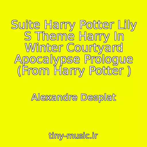 کاور آهنگ Suite Harry Potter Lily S Theme Harry In Winter Courtyard Apocalypse Prologue (From Harry Potter ) از Alexandre Desplat