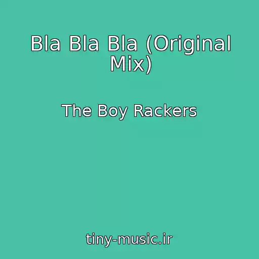 کاور آهنگ Bla Bla Bla (Original Mix) از The Boy Rackers