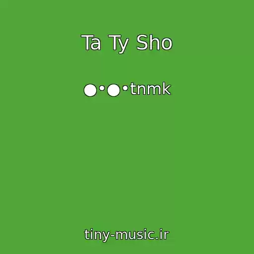 کاور آهنگ Ta Ty Sho از ●•●•tnmk