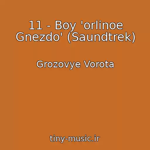 کاور آهنگ 11 - Boy 'orlinoe Gnezdo' (Saundtrek) از Grozovye Vorota