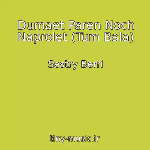 کاور آهنگ Dumaet Paren Noch Naprolet (Tum Bala) از Sestry Berri