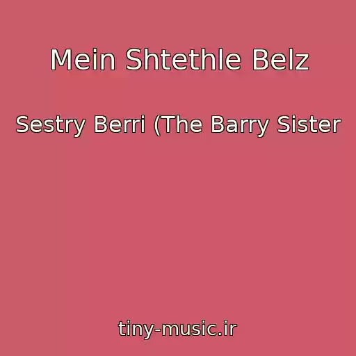کاور آهنگ Mein Shtethle Belz از Sestry Berri (The Barry Sister