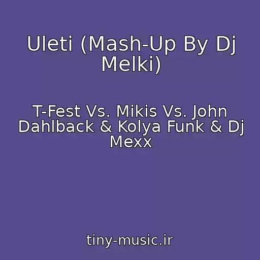 کاور آهنگ Uleti (Mash-Up By Dj Melki) از T-Fest Vs. Mikis Vs. John Dahlback & Kolya Funk & Dj Mexx