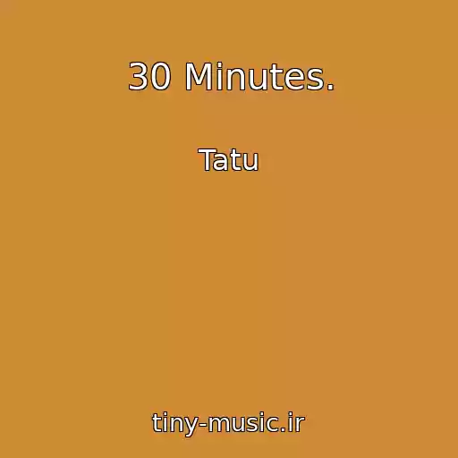 کاور آهنگ 30 Minutes. از Tatu