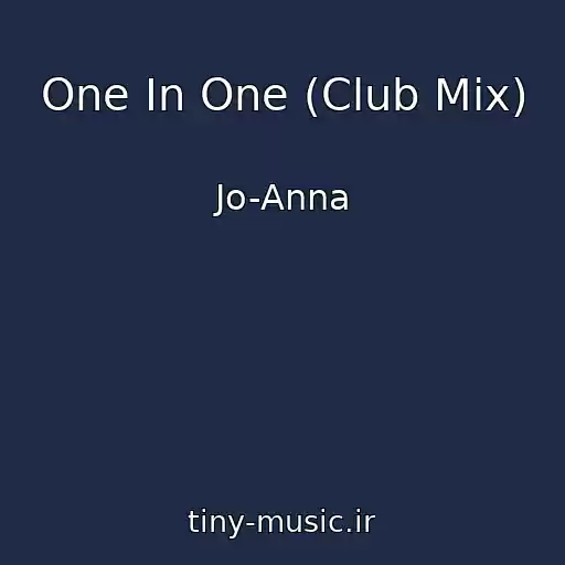 کاور آهنگ One In One (Club Mix) از Jo-Anna