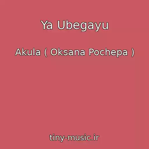 کاور آهنگ Ya Ubegayu از Akula ( Oksana Pochepa )