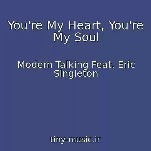 کاور آهنگ You're My Heart, You're My Soul از Modern Talking Feat. Eric Singleton