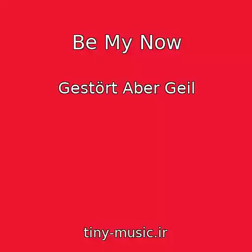 کاور آهنگ Be My Now از Gestört Aber Geil