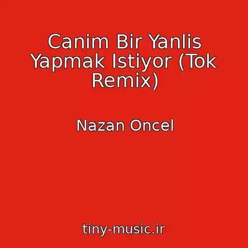 کاور آهنگ Canim Bir Yanlis Yapmak Istiyor (Tok Remix) از Nazan Oncel