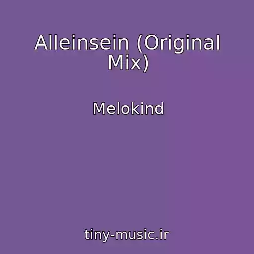 کاور آهنگ Alleinsein (Original Mix) از Melokind